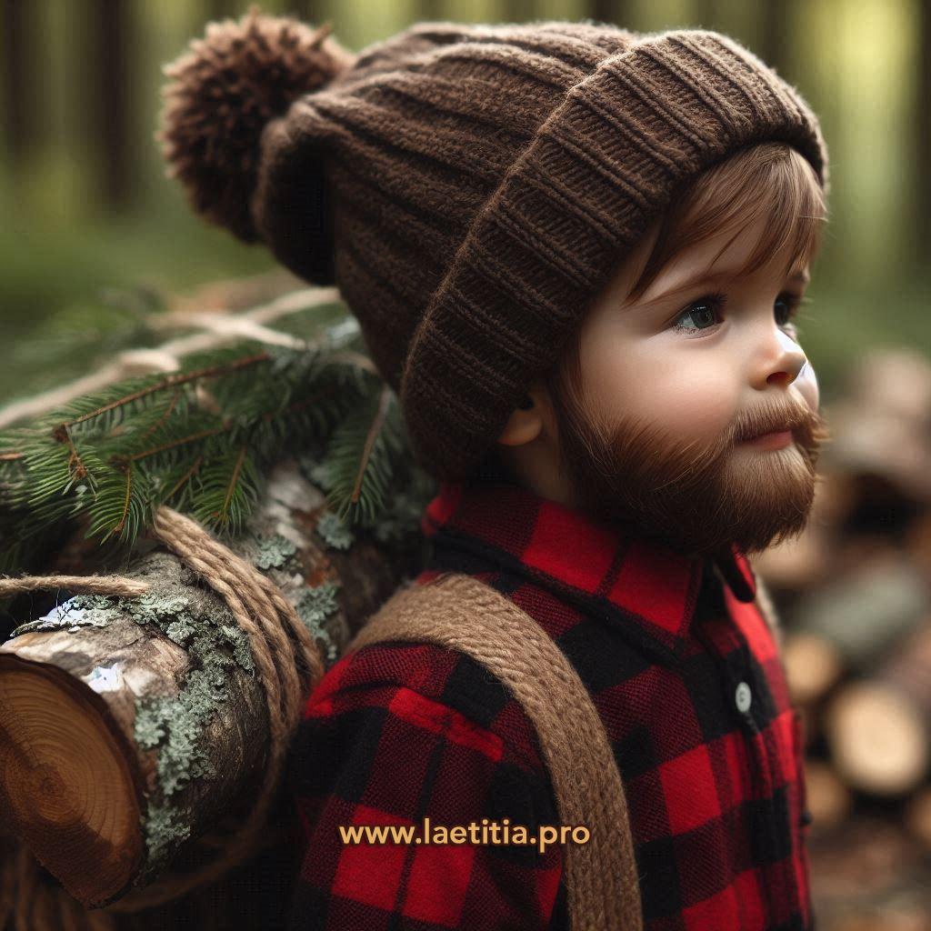 Petit Garçon à Barbe dans son milieu naturel