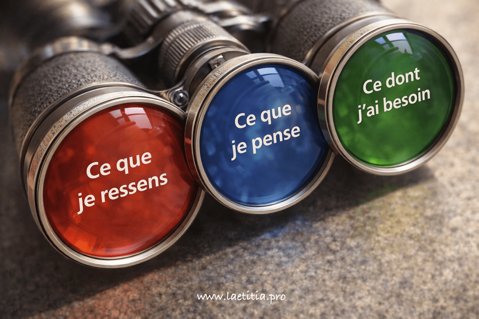 Ce que je ressens
Ce que je pense
Ce dont j’ai besoin